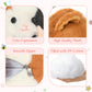 Karister 5-Piece Giant Guinea Pig Stuffed Animal Set, 19.7" Plush Mommy Hamster with 4 Baby Guinea Pigs, Cute Guinea Pig, Polyester