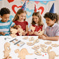 Valentines Day Gifts For Kids, 21 Packs Dinosaur Party Favors, Valentines Cards For Kids Classroom School, Building 3D Puzzles S