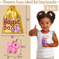 Naturally Kids Stuffed Animal, Toddler Gifts For Boys, Girls, Plush Unicorn Toys Set 6