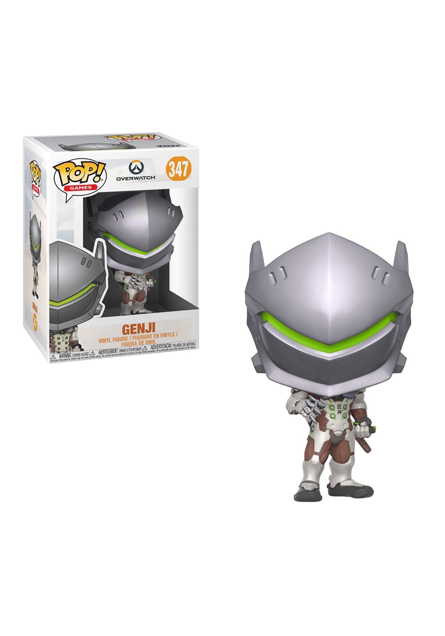 Funko Pop Games Genji Collectible Figure, 3.75" Vinyl, Multicolor, Model 32274