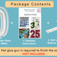 3Ft Mosaic Balloon Frame Number 0 Pre-Cut Kit Thick Foam Board Decoration For Birthdays Anniversary Baby Shower