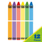 Eureka Crayola Crayons Door, Window, and Bulletin Board Go-Around Classroom Decorations for Teachers, 12 Pieces