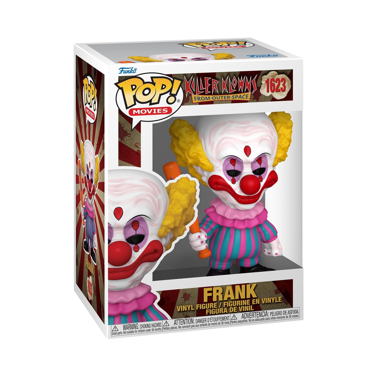 Funko Pop! Movies: Killer Klowns From Outer Space - Frank - Collectable Vinyl Figure - Gift Idea - Official Merchandise - For Kids & Adults - Horror Fans - Model Figure For Collectors