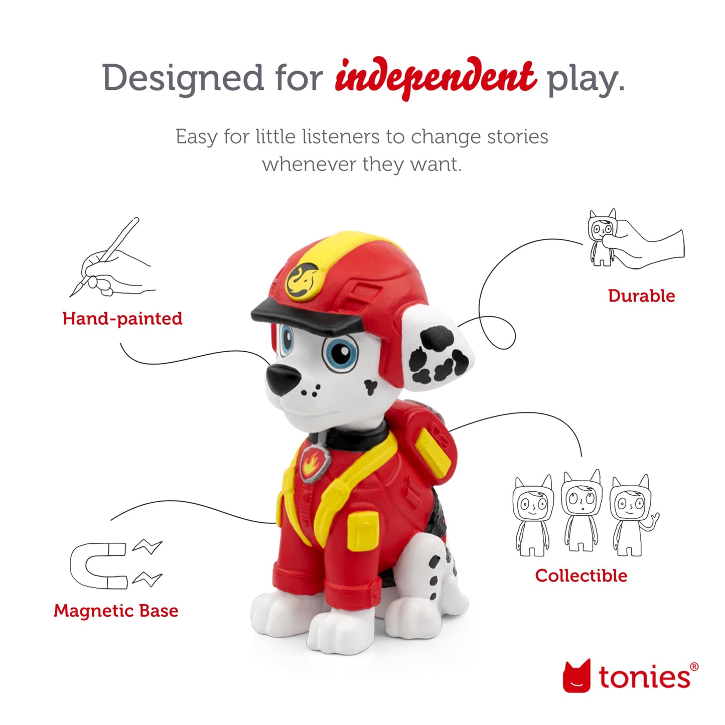 Tonies Marshall Audio Toy Figurine From Paw Patrol Jungle Pups