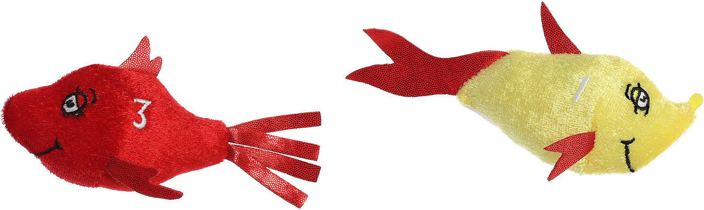 Aurora Whimsical Dr. Seuss Dr. Seuss Fish Playset Stuffed Animal - Magical Storytelling - Literary Inspiration - Multicolor 8 In