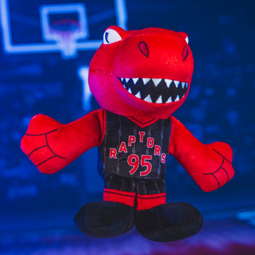 Bleacher Creatures Toronto Raptors Raptor Plush 8" Chibi Mascot - Soft Crystal Velboa Polyester
