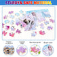 Puzzles For Kids Ages 4-8,Kids Puzzles In A Metal Box,Winter Princess Snowman Deer Horse Puzzles,Kids Boys Girls Learning Educat