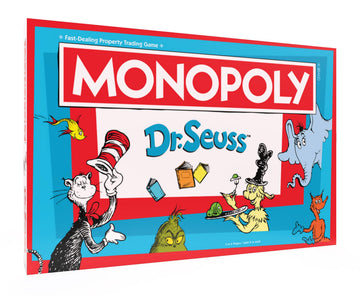 Monopoly: Dr. Seuss | Buy, Sell, Trade Dr. Seuss Books | Collectible Classic Monopoly Game Featuring Custom Game Board & Artwork