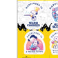 Peanuts Happiness is Adhesive Vinyl Decals - Heartwarming Peanuts Sticker Set with Snoopy and Friends