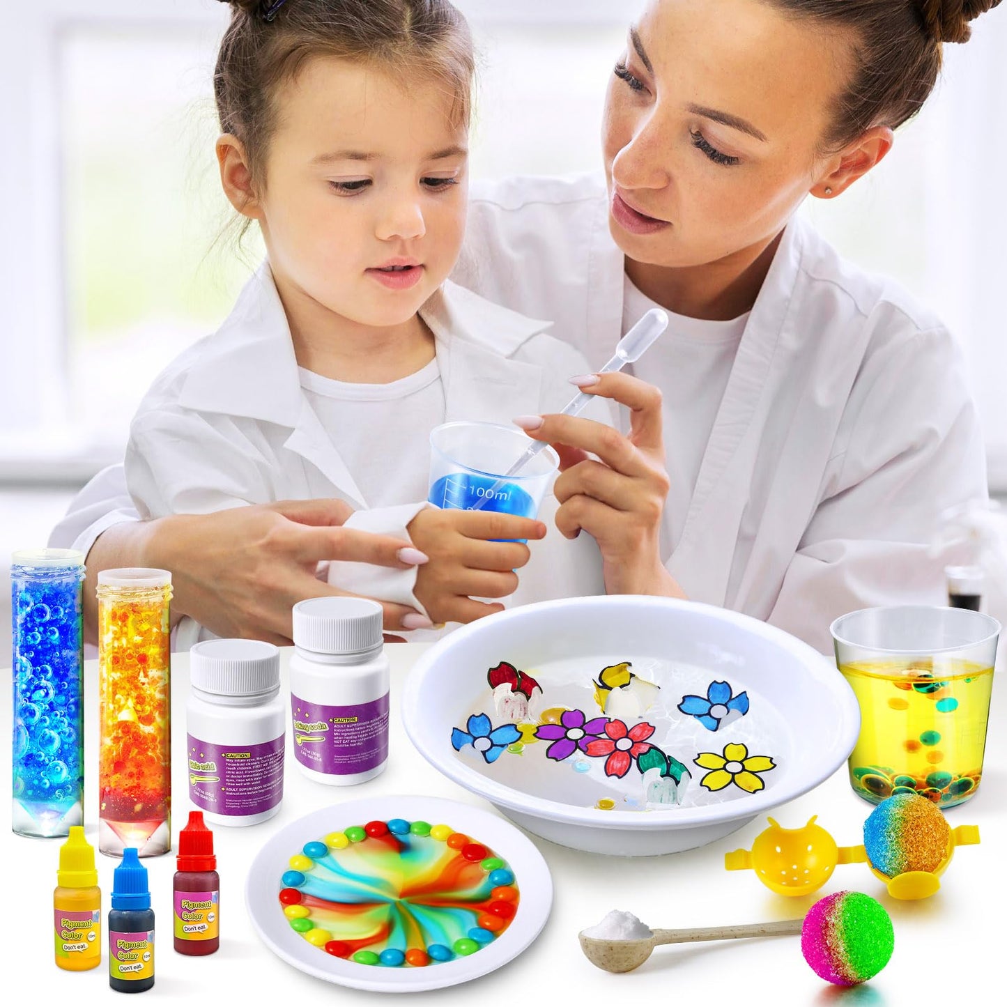 UNGLINGA 70+ Experiments Science Kit for Kids, Chemistry Set, Educational Toys Gifts Idea for Boys and Girls Birthday Christmas