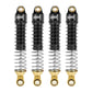 INJORA 59mm Shocks Long Threaded-Brass & Aluminium Shock Absorber Oil Damper for TRX4M TRX4MT 1/18 RC Crawler Upgrade