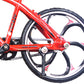Ailejia Finger Racing Bicycle Mountain Bike Cake Topper Mini Dirt Bike Bicycle Model Cool Boy Toy (Racing Bike Red)