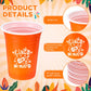 Ziliny 30 Pack Lets Fiesta Cups Mexican Party Supplies Cinco De Mayo 12 oz Disposable Plastic Cups for Taco Baby Shower Birthda
