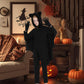 Bat Halloween Costumes For Kids, Bat Costume Kids Halloween Dress-Up Set With Flowing Black Wings, Gloves, And A Pair Of Cute Fu