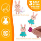 Cymbana Kid Sewing Craft Kit - Make 5 Felt Animal Friends - Panda, Fox, Bunny, Raccoon, Bear - Beginner Friendly, Model FRWW-05