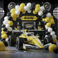 Black White Yellow Balloon Arch Kit,One Happy Dude Balloons Garland Kit With Black White Checkered Star Balloons For One Happy Dude Birthday Boys 1St Birthday Party Decorations