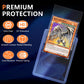 100 Ct Toploaders Trading Card Sleeves Holder, Hard Plastic Top Loaders Penny Card Sleeves Card Protectors Fit For Baseball Cards, Mtg Card (Include 100 Thick Sleeves & 200 Soft Sleeves)