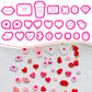 Xaekicr Heart Theme Polymer Clay Cutters Set  Molds, Clay Cutters For Polymer Clay, Clay Earring Tools