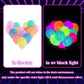 100 Pcs Uv Neon Balloons ,Neon Glow Party Balloons Uv Black Light Balloons Glow In The Dark For Birthday Decorations Wedding Glo