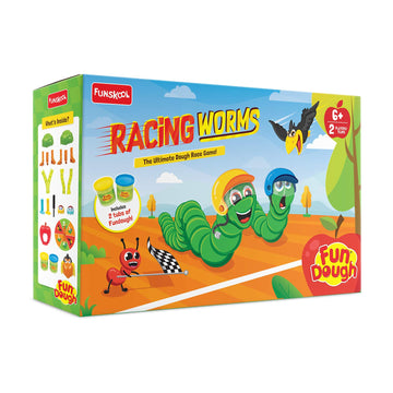 Fun Dough  Racing Worms, Extrude And Race, 3Years +, MultiColour