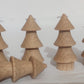 Wooden Peg Doll Crafts Diy Hand Painting Tree Graffiti Kids Toy Decor Set Of 5