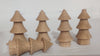 Wooden Peg Doll Crafts Diy Hand Painting Tree Graffiti Kids Toy Decor Set Of 5