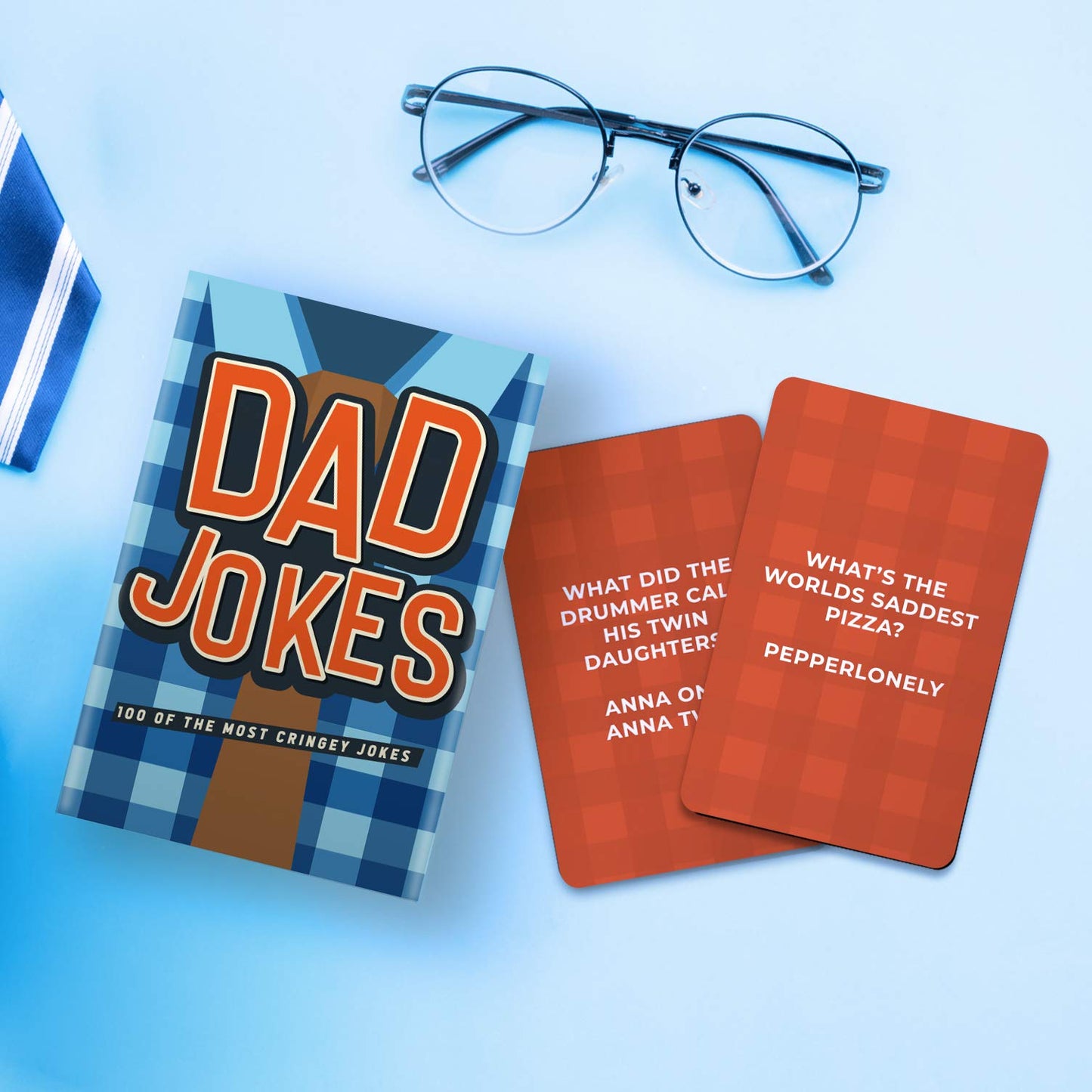 Gift Republic Dad Jokes 100 Hilarious Joke Cards Worlds Funniest & Puns Funny Fathers Day Birthday Christmas for Granddad