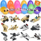 Fun Little Toys 12Packs Building Block Easter Egg For Party Favors Easter Baskets Stuffer