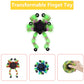 Fidget Spinners, Diy Transformable Chain Robot Finger Spinner, Glow In The Dark Deformable Creative Mechanical Gyro Toy Stress R