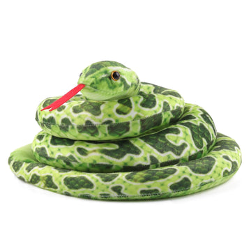 Anboor 63 Inches Snake Stuffed Animal, Realistic Animal Snake Plush Toy Long Stuffed, Lifelike Large Toy for Kids as Party Decor