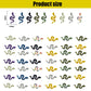 200Pcs Mini Snake Decor For Dollhouse Resin Tiny Snakes For Crafts Micro Miniature Snakes For Fairy Garden Dollhouse Micro Lands