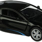 KiNSMART BMW i8 Black 5'' 1:36 Scale Die Cast Metal Model Toy Car w/Pullback Action