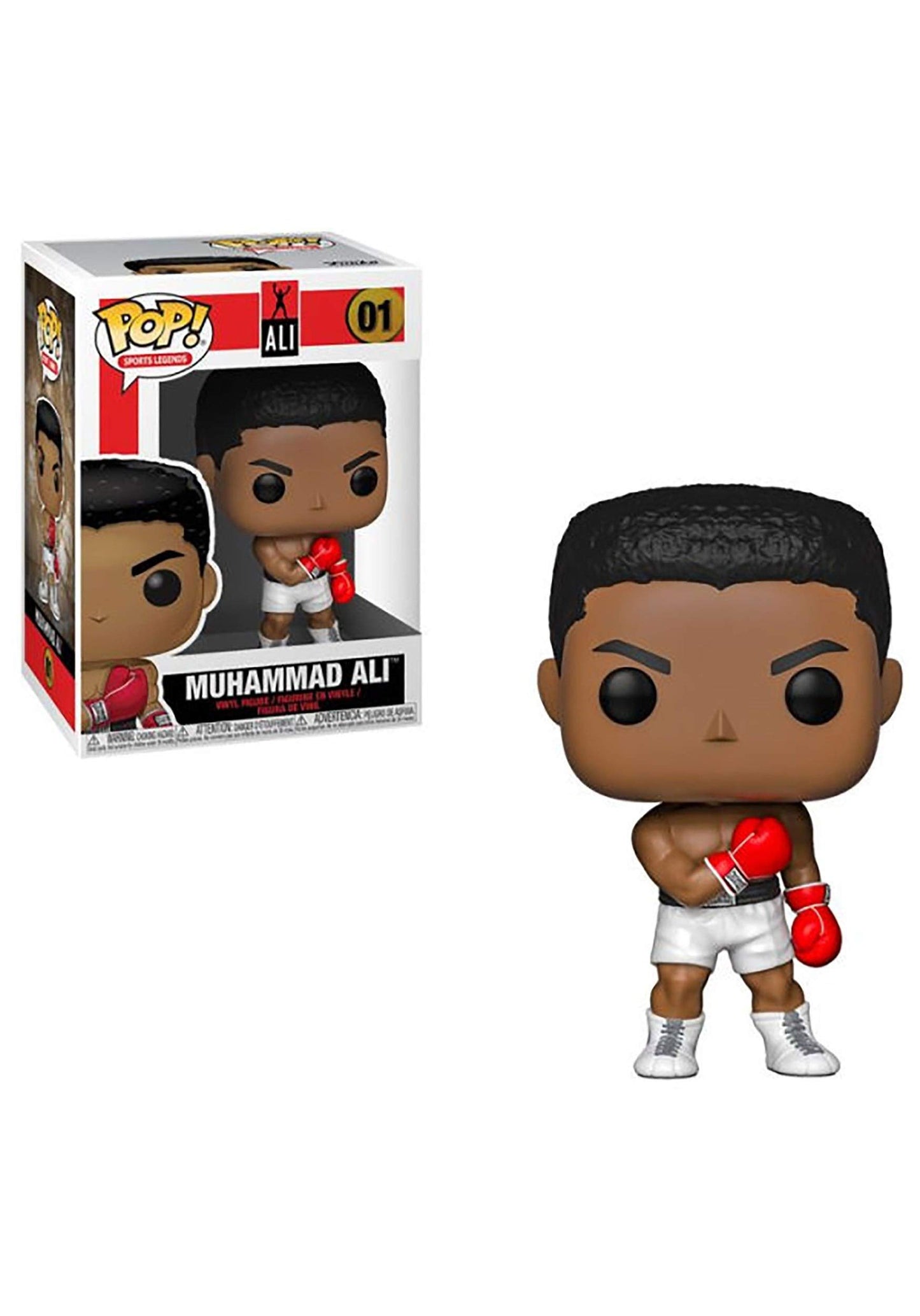 Funko POP Sports Muhammad Ali Figure - One Size, Multicolor, Plastic, Model 38332