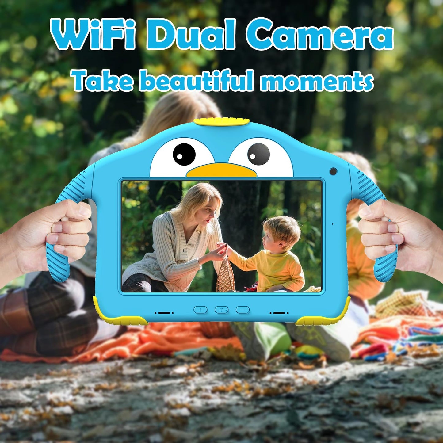 Kids Tablet 7 Inch Tablet For Kids 32Gb Android 10 Toddler Tablet With Wifi Eye Protection Kids App Preinstalled Learning Tablet
