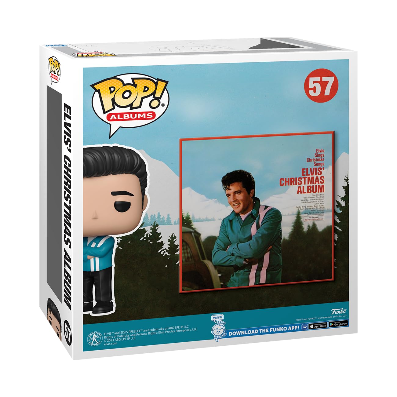 Funko POP! Albums Elvis Presley Xmas Vinyl Figure - Collectible Music Gift - Model 65621 - Multicolor for Kids & Adults