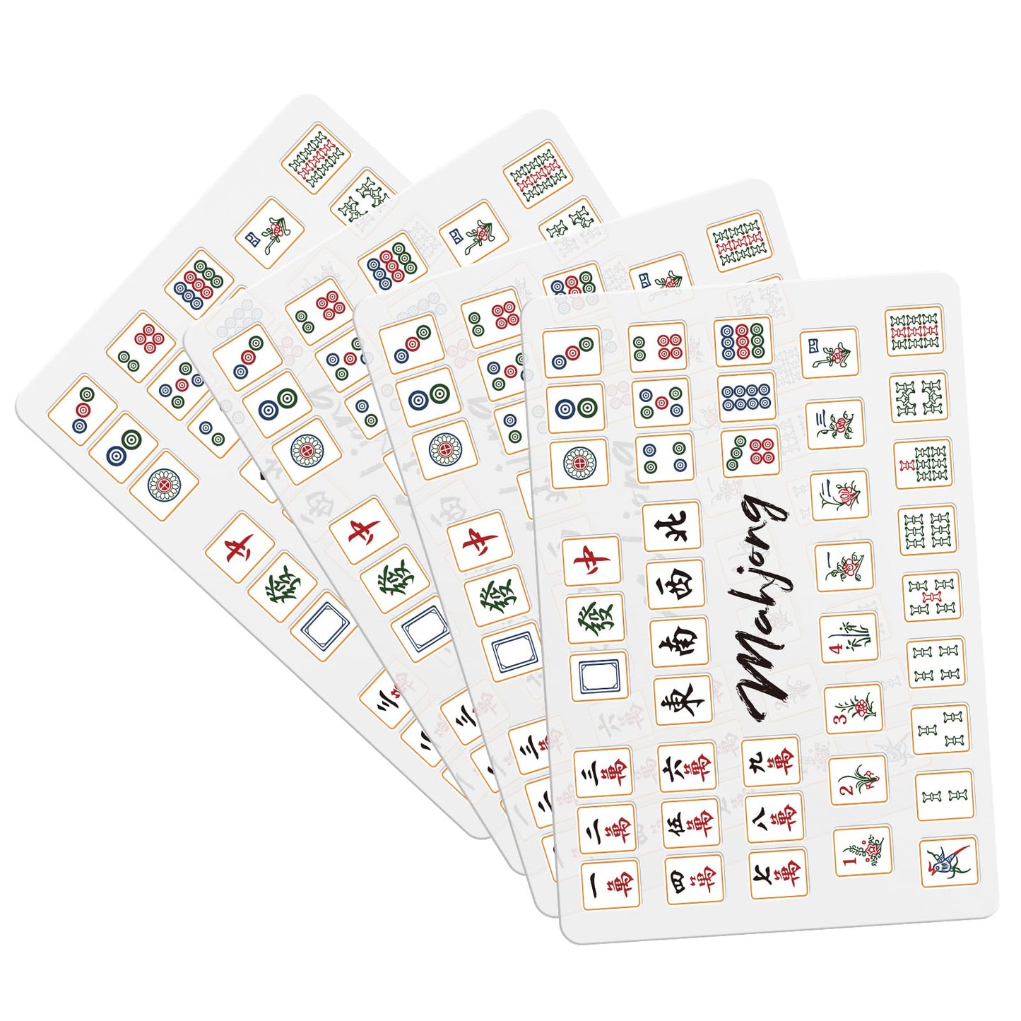Seenelling 4 Pcs Mahjong Tile Mixer Mahjong Shuffler For Mixing And Shuffling Tiles Plastic Mahjong Accessories Gifts For Mahjon
