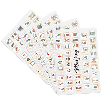 Seenelling 4 Pcs Mahjong Tile Mixer Mahjong Shuffler For Mixing And Shuffling Tiles Plastic Mahjong Accessories Gifts For Mahjon
