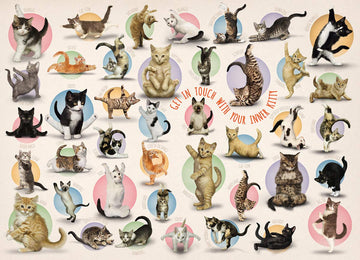 Eurographics Yoga Kittens Puzzle