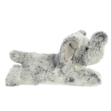 Aurora® Adorable Mini Flopsie™ Leroy Elephant™ Stuffed Animal - Playful Ease - Timeless Companions - Gray 8 Inches