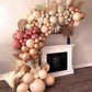 Kalor 22 Inch White Sand Ball Foil Balloons,10 Pcs Beige Large 4D Giant Round Foil Balloon For Birthday Party Baby Shower Gender Reveal Supplies