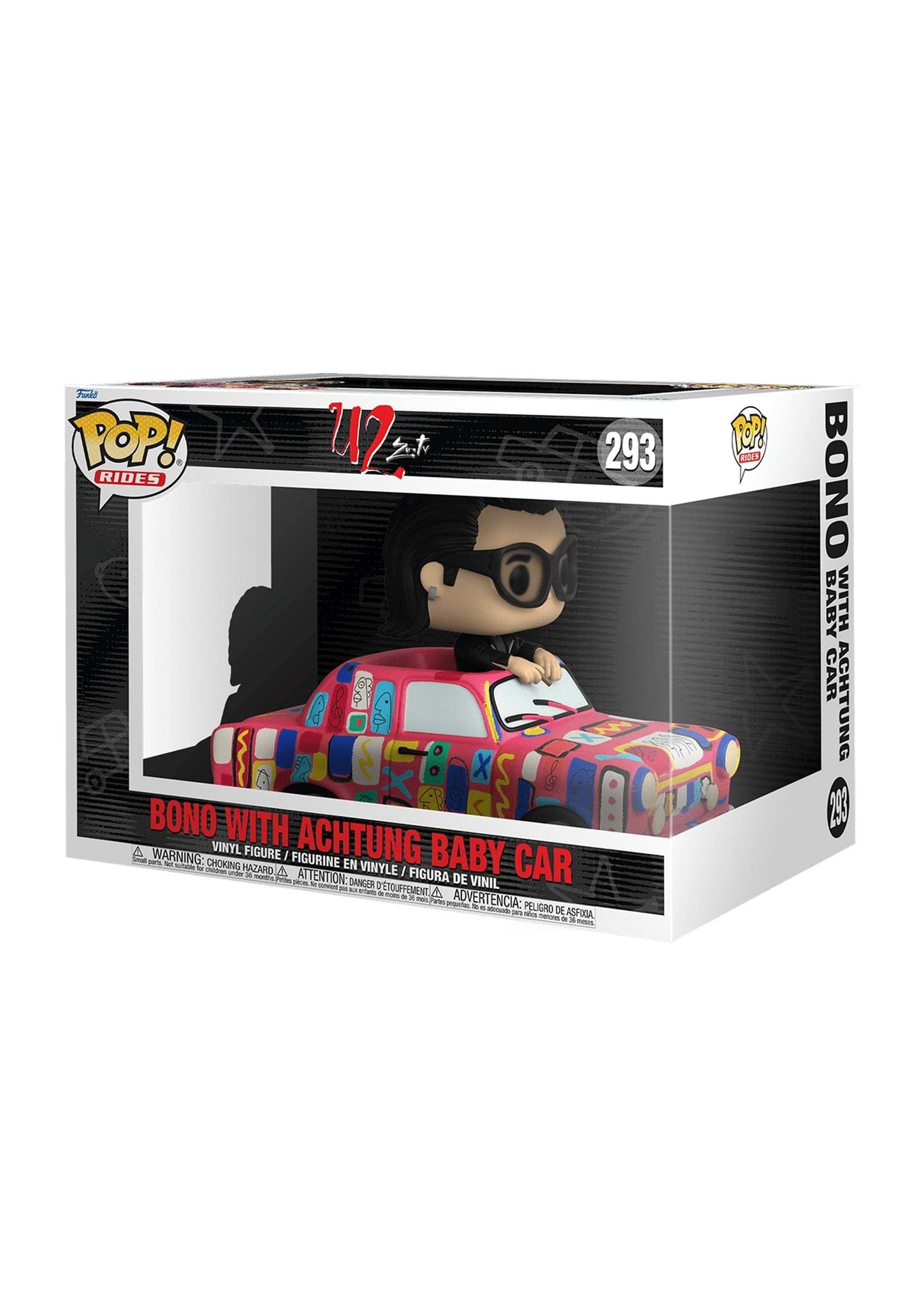 Funko Pop! Rides: U2, Achtung Baby Car With Bono