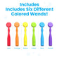 Hand2Mind Magnetic Wands For Kids, Magnet Wands, Magnets For Kids Science, Magnets With Wand, Magnets For Teaching, Preschool Science, Magnet With Handle, Science Classroom Supplies (Set Of 6)