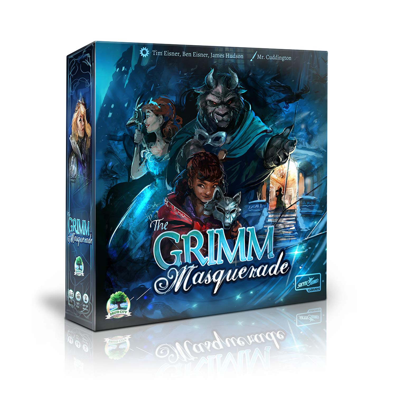 The Grimm Masquerade - Skybound Games, Fairy Tale Deduction & Strategy Family Board Game, Ages 8+, 2-4 Players, 30 Min