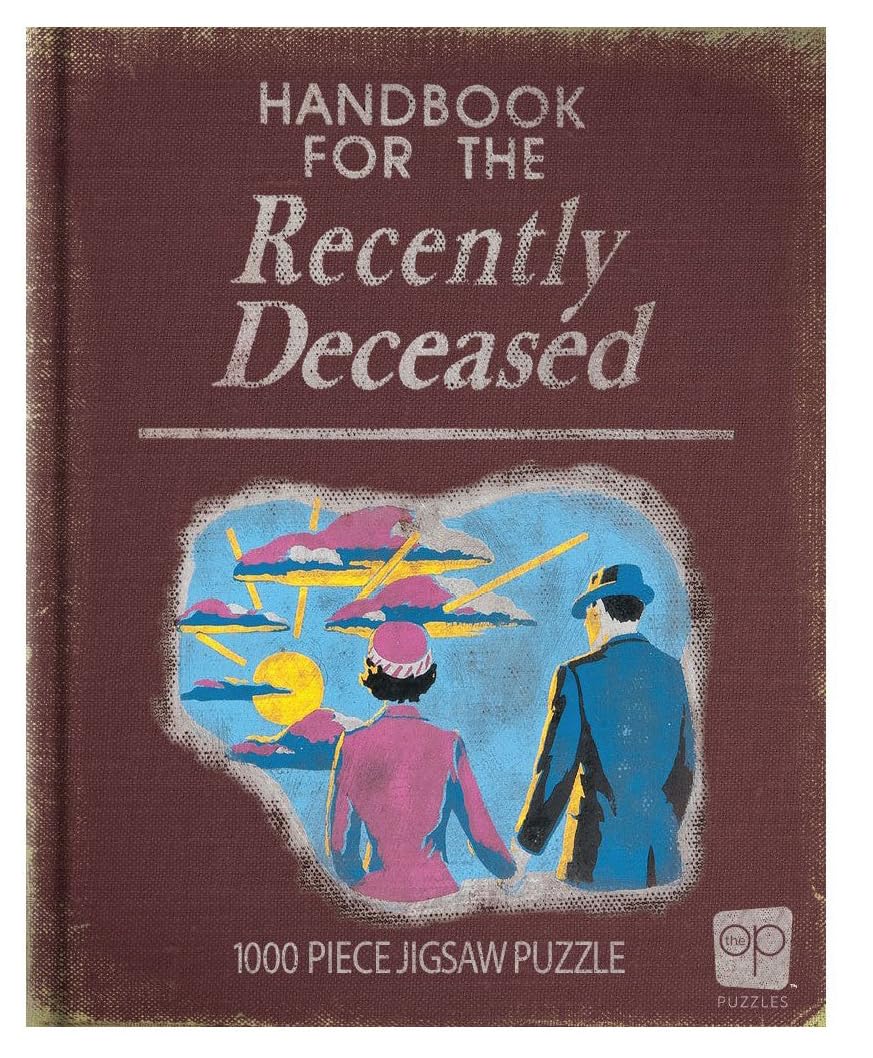 Beetlejuice Handbook For The Recently Deceased 1000 Piece Jigsaw Puzzle | Collectible Puzzle Featuring Fictional Book From Tim Burton Film | Officially Licensed Beetlejuice Merchandise