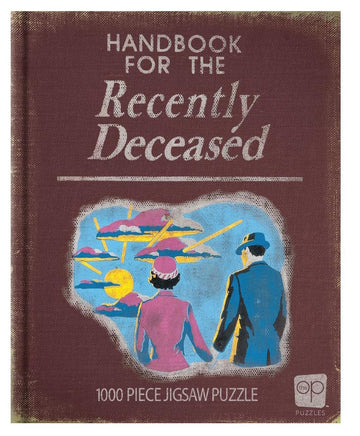 Beetlejuice Handbook For The Recently Deceased 1000 Piece Jigsaw Puzzle | Collectible Puzzle Featuring Fictional Book From Tim Burton Film | Officially Licensed Beetlejuice Merchandise