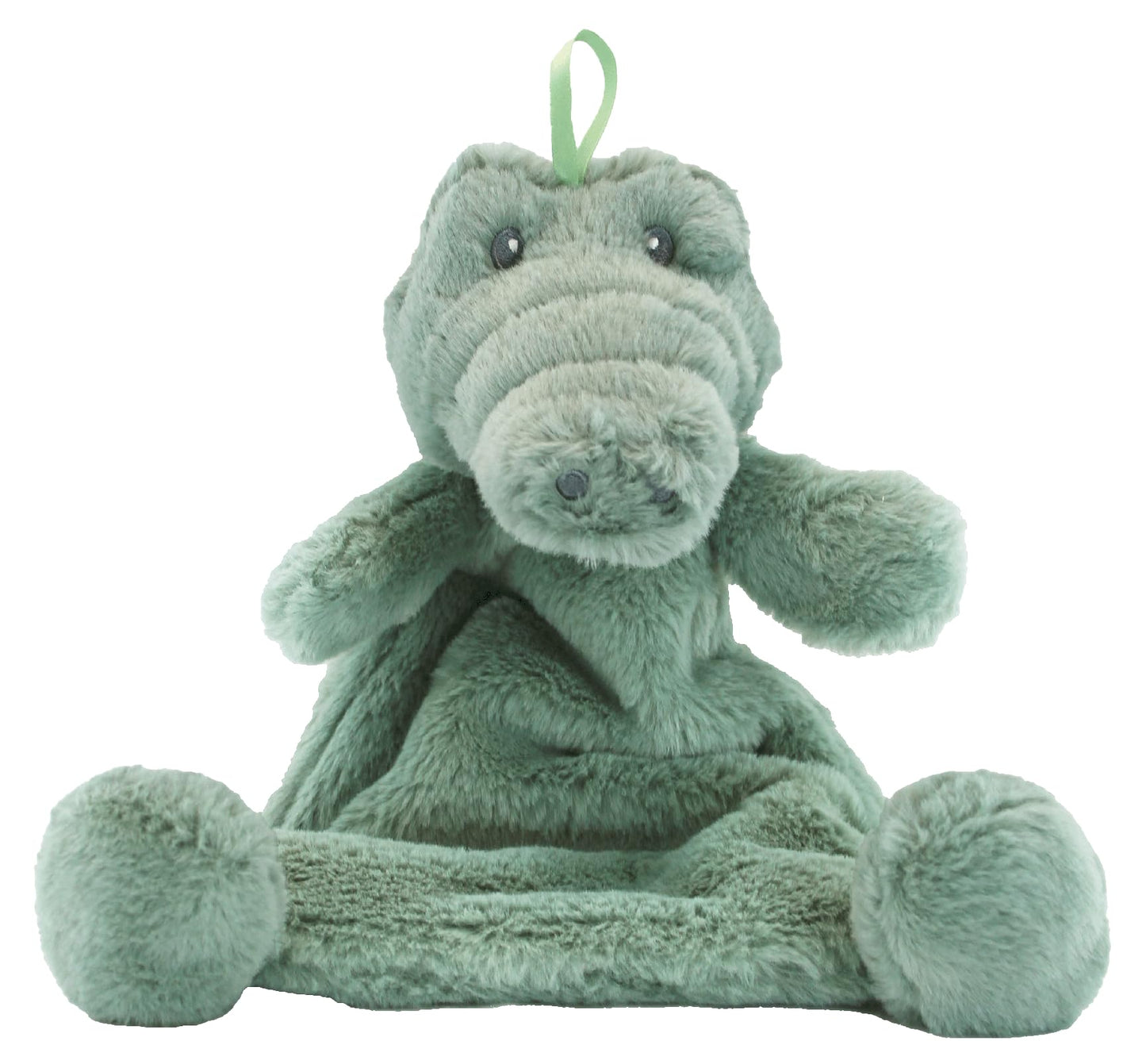Baby Paper Crinkle Cuddlers Sensory Plush Lovie For Infants, Babies & Toddlers-Stuffed Animal (Gator Crinkle Cuddler)