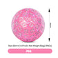 DNDND D100 Pink Chameleon Powder Die with Translucent Pouch for D&D - Perfect for Dungeon and Dragons Gameplay