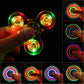 Scione 5 Pack Fidget Spinners, Led Light Up Fidget Spinner, Easter Party Favor Goodie Bag Stuffers Glow In The Dark Sensory Toys, Stress Reduction And Anxiety Relief Hand Spinner For Kids