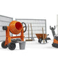 Bruder Bworld 62008 Construction Set: Mixer, Railings, Figure, Accessories