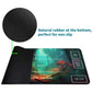 Rwutytiul Forest Card Playmat 24 X 14 Inch With Tube Bag, Card Gameplay Desk Mat With Zones For Commander Deck Mtg Rpg Ccg Tcg C